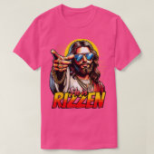 Er rizzin Jesus Cool Ostern T-Shirt (Design vorne)