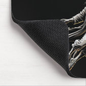 Er rizzin Jesus spielen Baseball Fun Sport Riz Mousepad (Ecke)