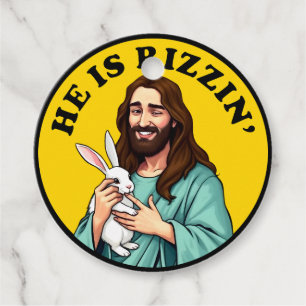Er ruiniert den lustigen Jesus Christlich Ostertag Geschenkanhänger