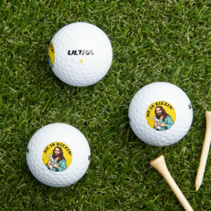 Er ruiniert den lustigen Jesus Christlich Ostertag Golfball