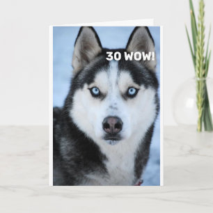 ER SAGT WARUM OH WARUM "30. GEBURTSTAG" SPASS Card Karte