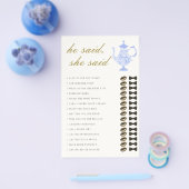 Er sagte Bridal Tea China Lace Elegant Flyer (Einzeln)