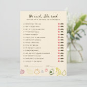 Er sagte, sie habe die Karte heruntergeladen (Stehend Vorderseite)