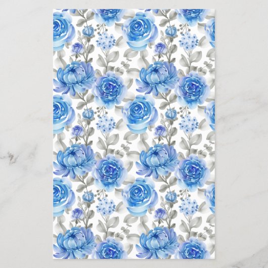 Er sagte, sie sagte BlueFlower Bridal DuwerGame Ca Flyer (Hinten)