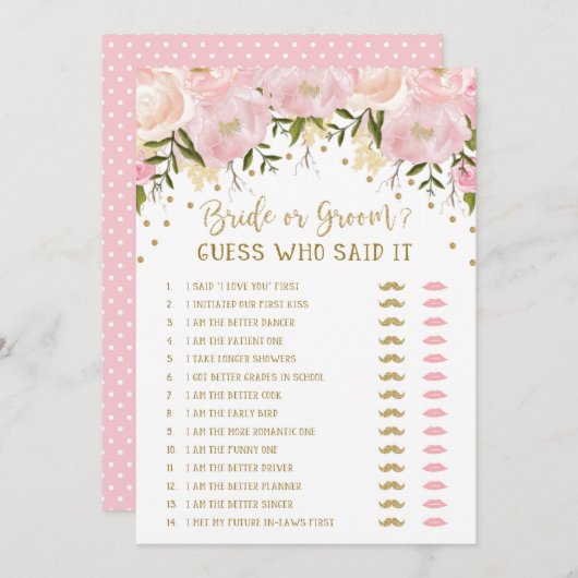 Er sagte, sie sagte, Brautparty Briom Groom (Vorne/Hinten)