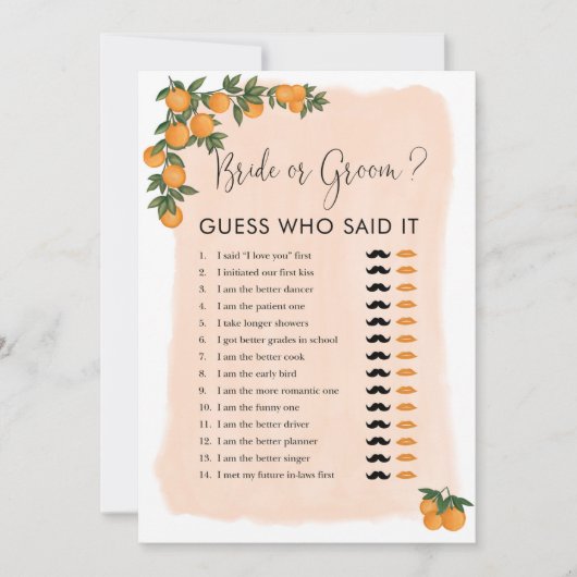 Er sagte, sie sagte, Brautparty Briom Groom (Vorderseite)