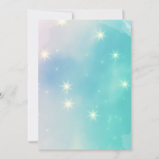 Er sagte, sie sagte Brautparty Game Einladung (Rückseite)