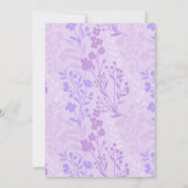 Er sagte, sie sagte Brautparty Game Einladung (Rückseite)