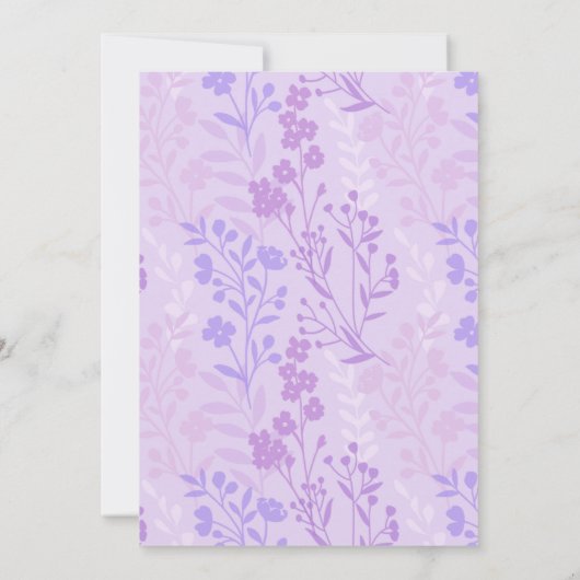 Er sagte, sie sagte Brautparty Game Einladung (Rückseite)