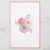 Er sagte: "Sie sagte Bridal Game Card Flyer (Hinten)