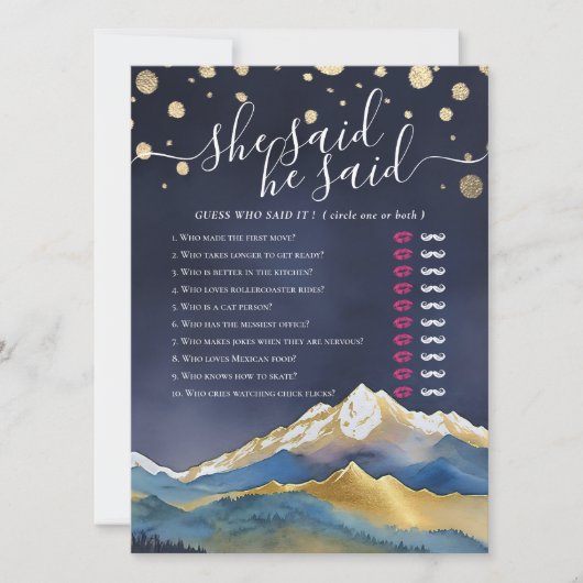 Er sagte, sie sagte das moderne Hochzeitsspiel Bra (Vorderseite)