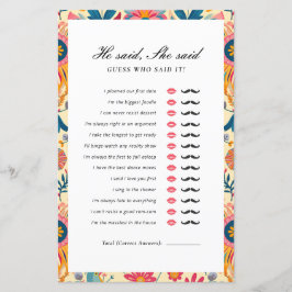 Er sagte, sie sagte, dass das mexikanische Brautpa