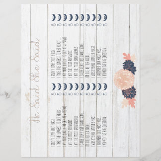 Er sagte, sie sagte, dass sie das Brautparty der b