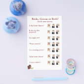 Er sagte, sie sagte Duschspiel Flyer (Einzeln)