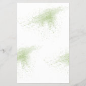 Er sagte, sie sagte Eucalyptus BridalShower Game C Flyer (Hinten)