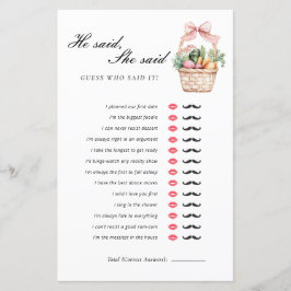 Er sagte, sie sagte frisch vom Markt Bridal Spiel