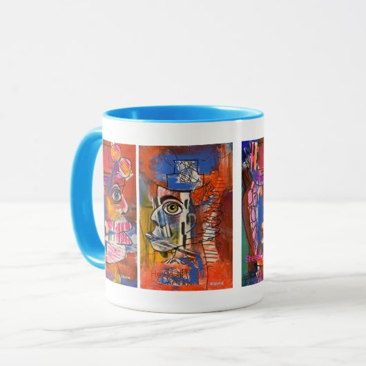 "Er sagte, sie sagte" Getränke-Tasse Tasse (Vorderseite Links)