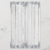 Er sagte, sie sagte "Graue Duschkarte" Flyer (Hinten)