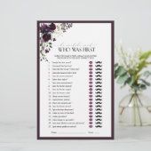 Er sagte, sie sagte Lila Brautparty (Stehend Vorderseite)