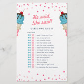 Er sagte, sie sagte, raten Sie, wer das beste Brau (Vorderseite)