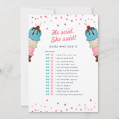 Er sagte, sie sagte, raten Sie, wer das beste Brau Einladung (Vorderseite)