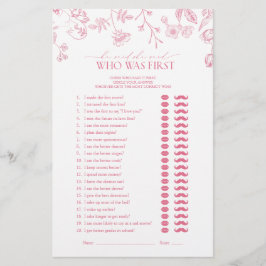 Er sagte, sie sagte, rosa Viktorianisches Brautpar