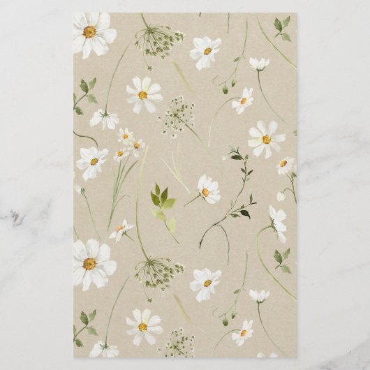 Er sagte, sie sagte rustikales Daisy Brautparty Ga (Rückseite)