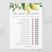 Er sagte, sie sagte, sie habe die Spielkarte für d Einladung (Vorderseite)