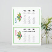 Er sagte, sie sagte Tropical Brautparty Game (Stehend Vorderseite)