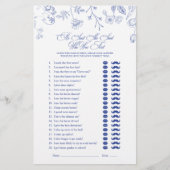 Er sagte, sie sagte Viktorianisches Blumenduschspi (Vorderseite)