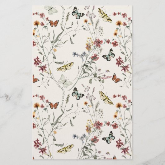 Er sagte, sie sagte, Wildblume Schmetterling Dusch (Rückseite)