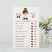 Er sagte, sie sagte Yoga Girl Brautparty Game (Stehend Vorderseite)