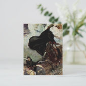 Er sah, wie der Goblin aufstieg Postkarte (Stehend Vorderseite)