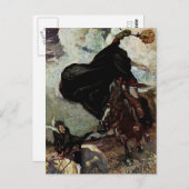 Er sah, wie der Goblin aufstieg Postkarte (Vorne/Hinten)