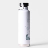 Er schickte die wilden Dinge an Bed - blau Trinkflasche (Rechts)