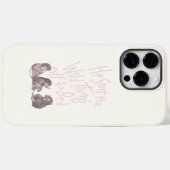 Er schickte die wilden Kerle ins Bett - Pink Case-Mate iPhone Hülle (Rückseite (Horizontal))