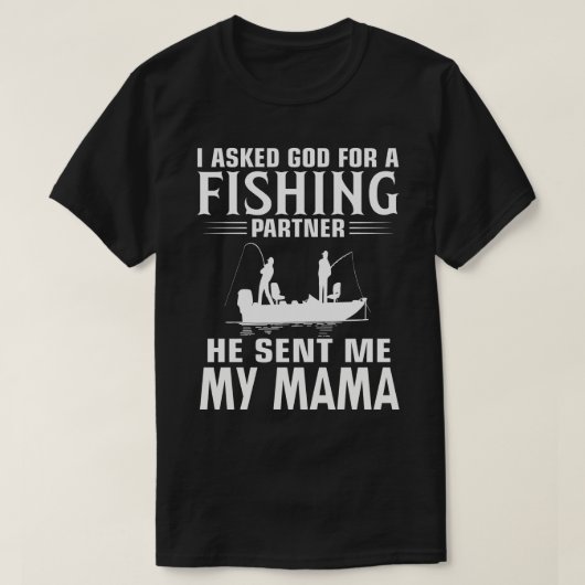 Er schickte mir mein MAMA T-Shirt (Design vorne)