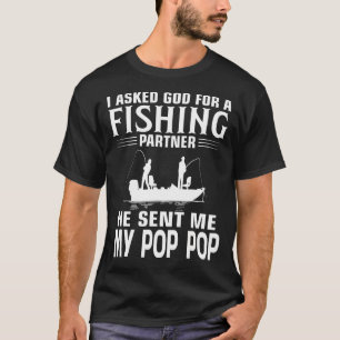 Er schickte mir meinen POP POP T-Shirt