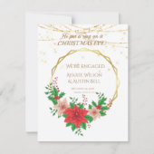 Er schrieb an Weihnachten einen Ring Karte (Vorderseite)