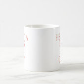 Er schrieb eine Brücke an Kaffeetasse (Mittel)