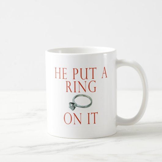 Er schrieb eine Brücke an Kaffeetasse (Rechts)