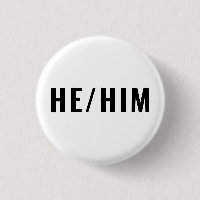 Er Sein Geschlecht Pronouns schwarz-weiß einfach