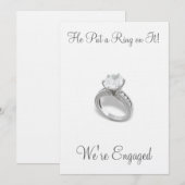 Er setzte einen Ring darauf/Save the Date Save The Date (Vorne/Hinten)