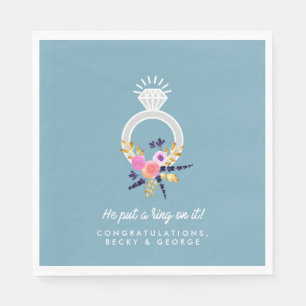 Er setzte sich für eine engagierte Partei ein, Nap Serviette