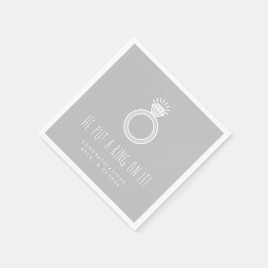 Er setzte sich für eine engagierte Partei ein Serviette (Ecke)