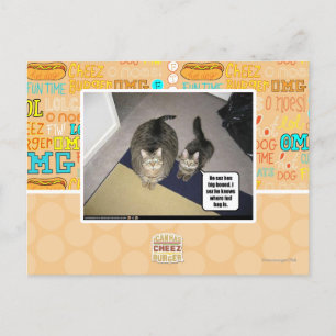 Er sez hes großes entbeint postkarte