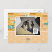 Er sez hes großes entbeint postkarte (Vorne/Hinten)