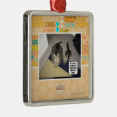 Er sez hes großes entbeint silbernes ornament (Rechts)