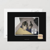 Er sezelt sich total auf. postkarte (Vorne/Hinten)