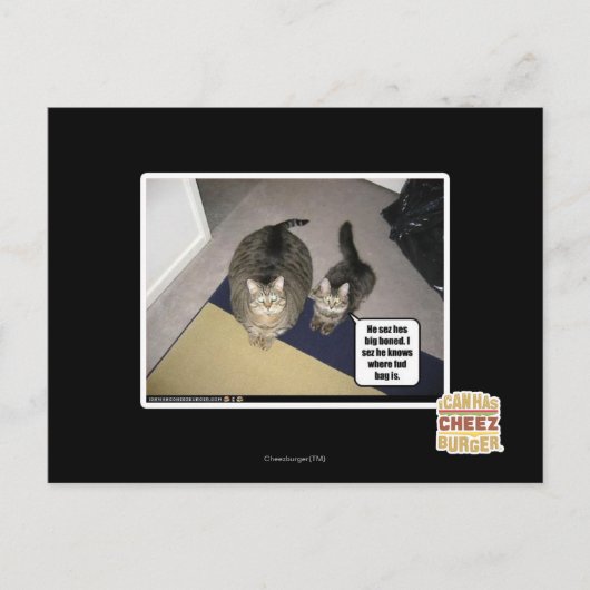 Er sezelt sich total auf. postkarte (Vorderseite)